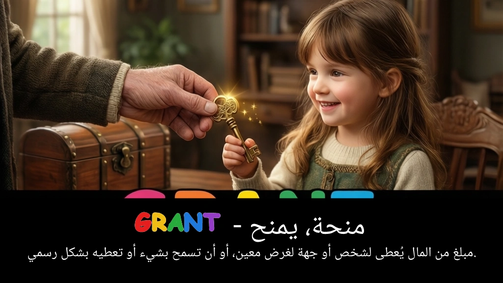 Arabic Illustration for grant